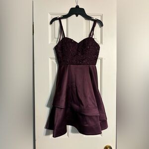 My Michelle Short, Purple Dress